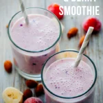 Almond Milk & Berry Smoothie Pinterest