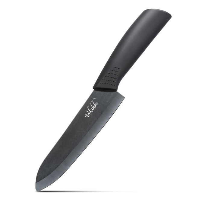 Ceramic Chef Knife, 6 Inch Kitchen Knife with Non-Slip Handle