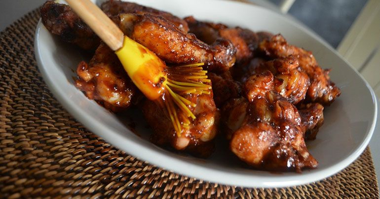 Honey Barbeque Baked Wings