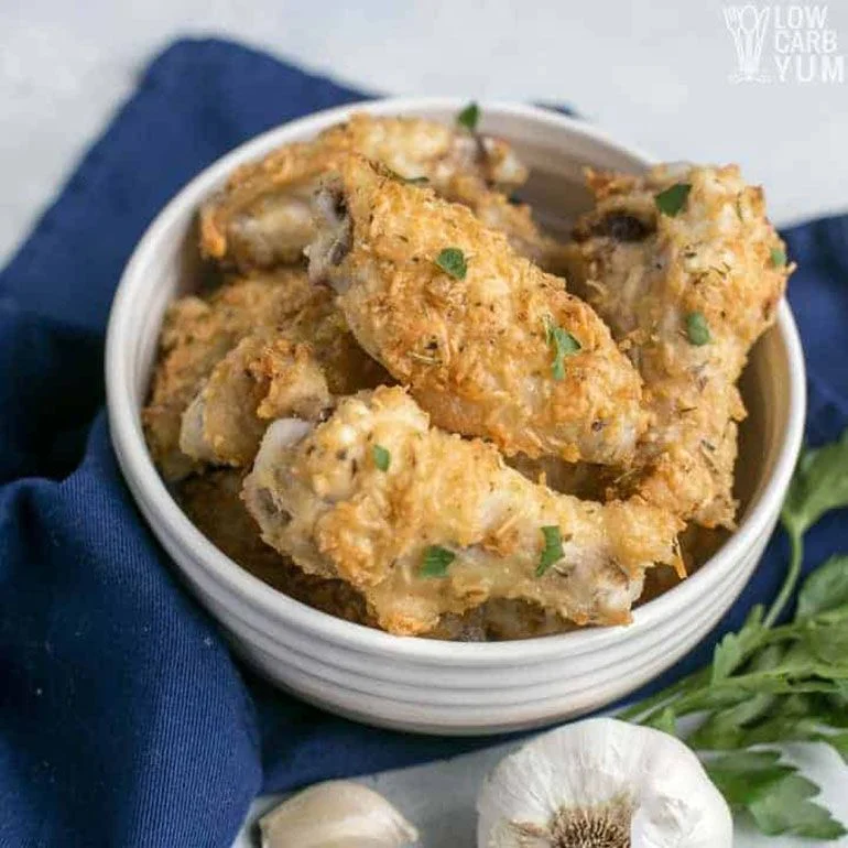 garlic parmesan chicken wings recipe