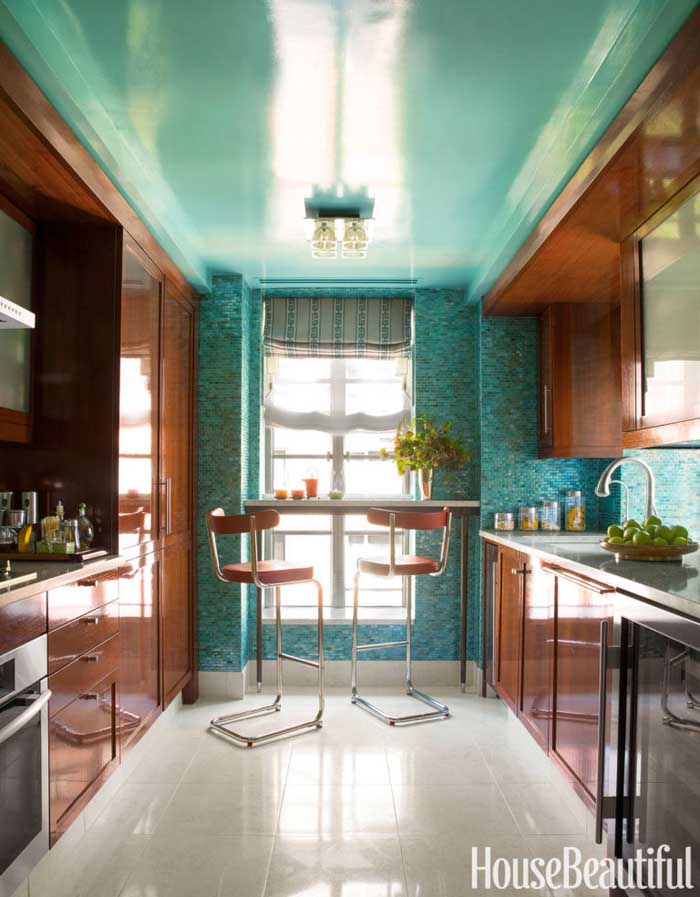 colorful kitchen interior