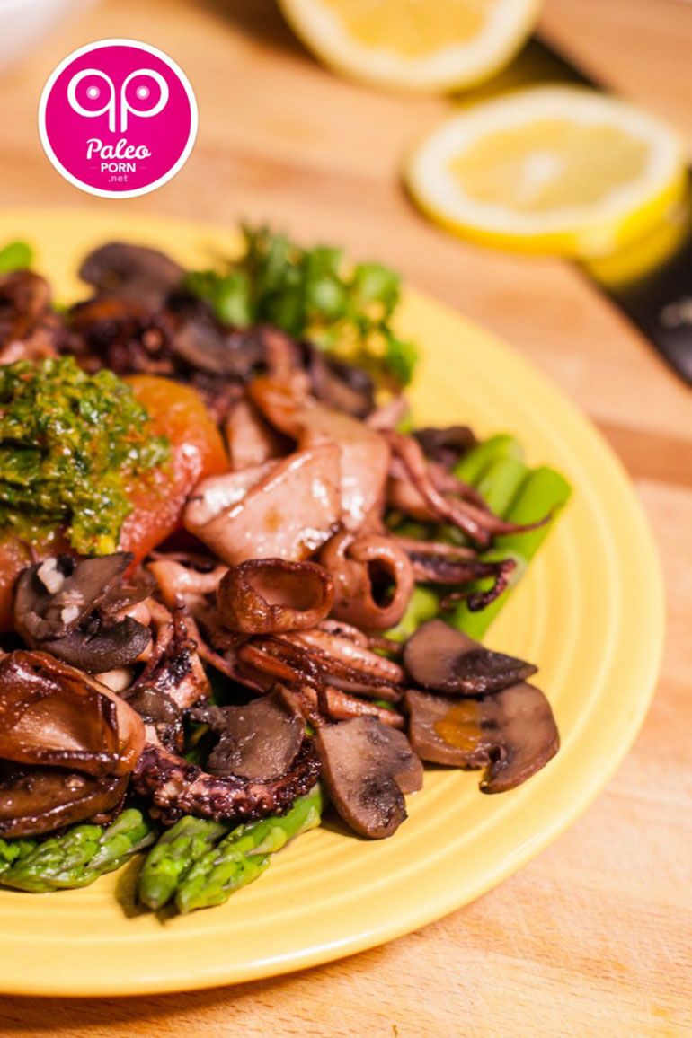 Paleo Grilled Octopus