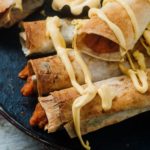 Vegan & Gluten-Free Baked Buffalo Chickpea Taquitos Pinterest