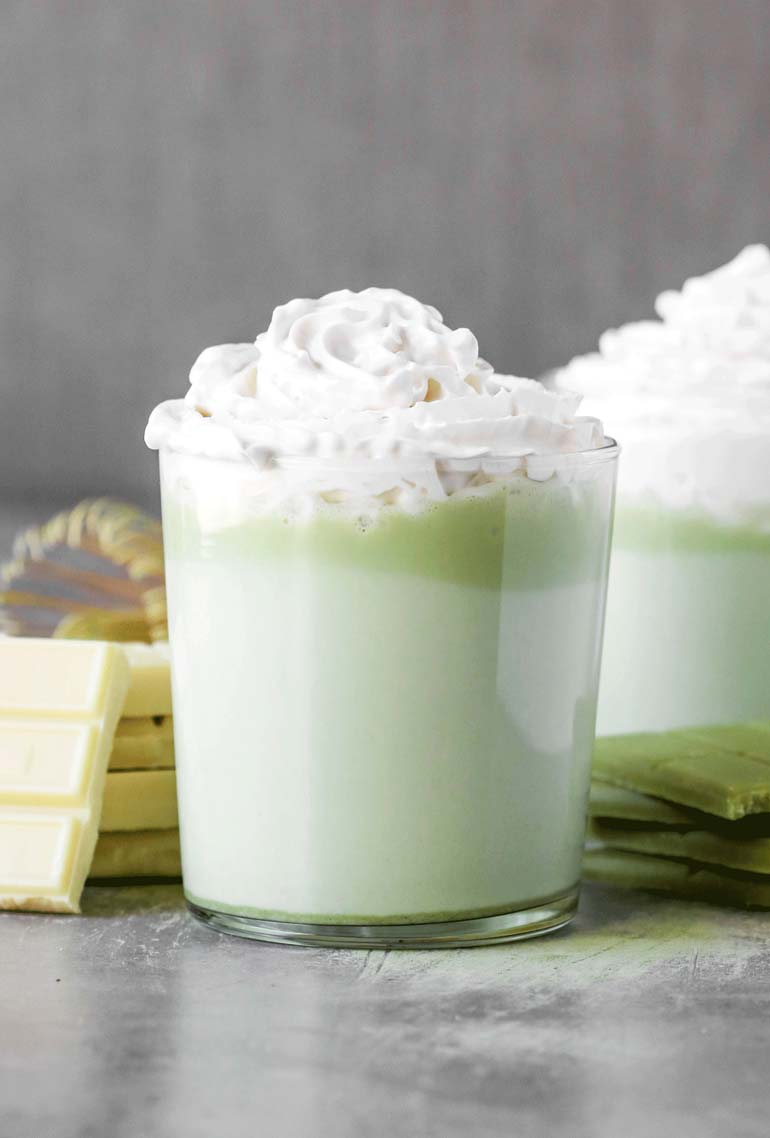 Healthy Matcha Green Tea White Hot Chocolate Recipe