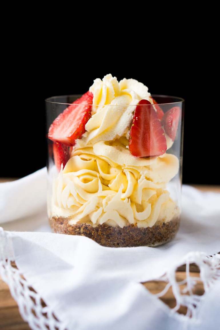 No-Bake Cheesecake For One