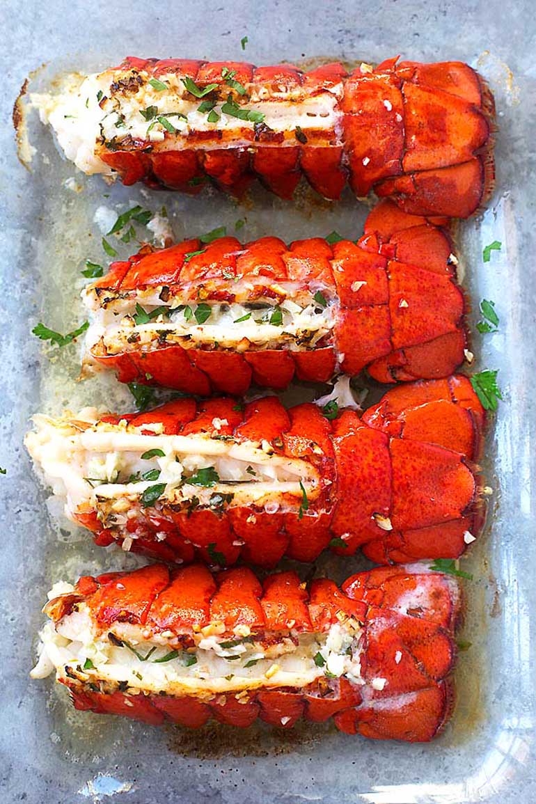 Garlic Butter Lobster Tails