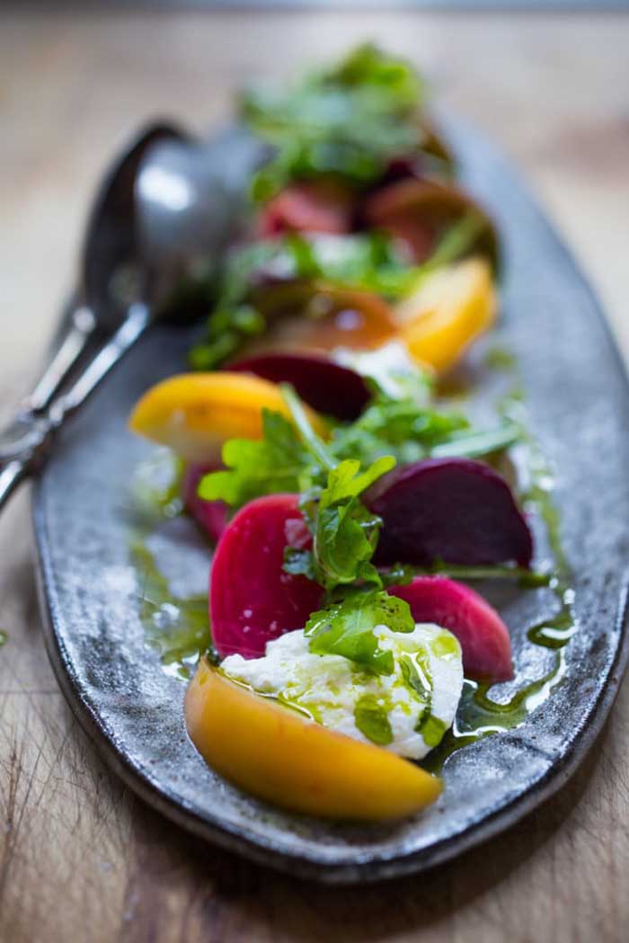 Heirloom Tomato, Beet And Burrata Salad