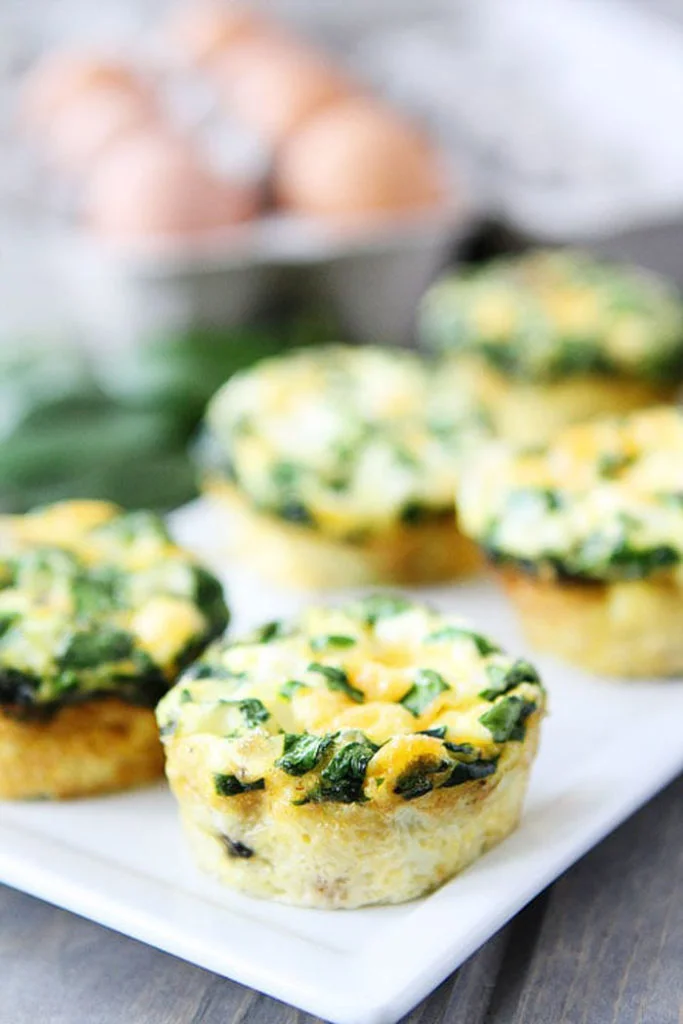 Sausage, Spinach & Cheese Egg Muffins