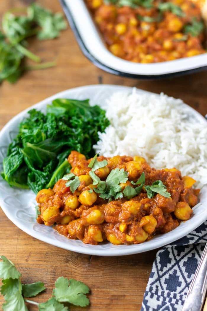 Easy Quick Chickpea Curry
