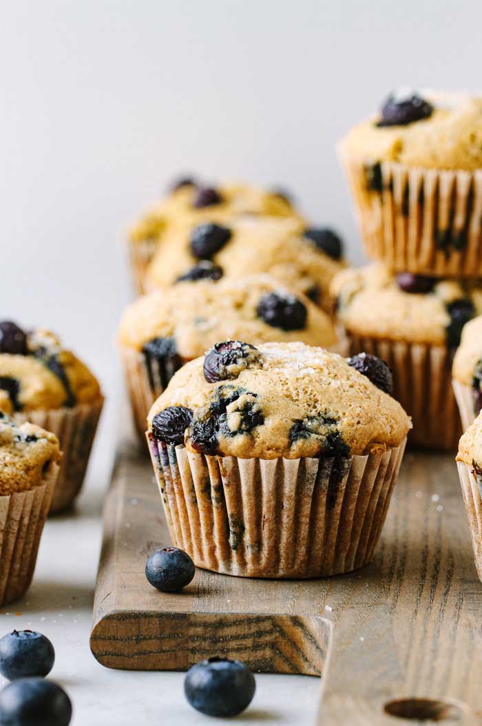 Blueberry, Vanilla & Almond Milk Muffins