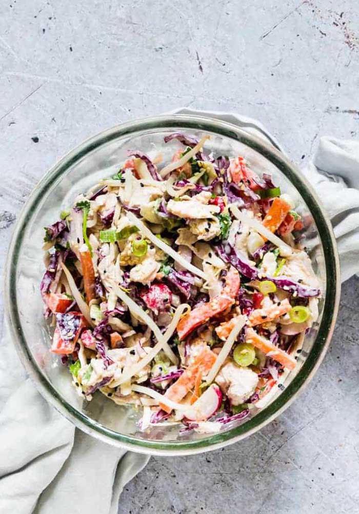 Crunchy Healthy Turkey Salad