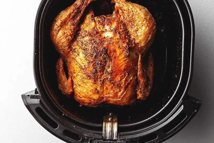 air fryer whole roast chicken