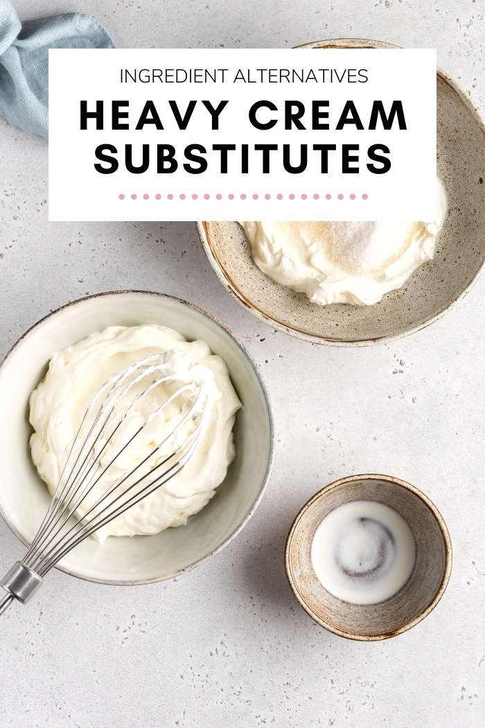 Best Heavy Cream Substitutes
