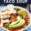 Chicken Taco Soup Pinterest