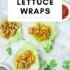 Chicken Teriyaki Lettuce Wraps