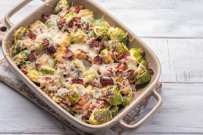 Creamy Baked Brussels Sprouts