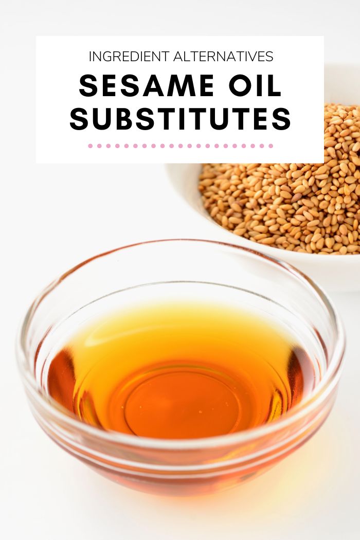 substitute for sesame oil