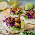 Vegan Tandoori Cauliflower Chickpea Taco Recipe