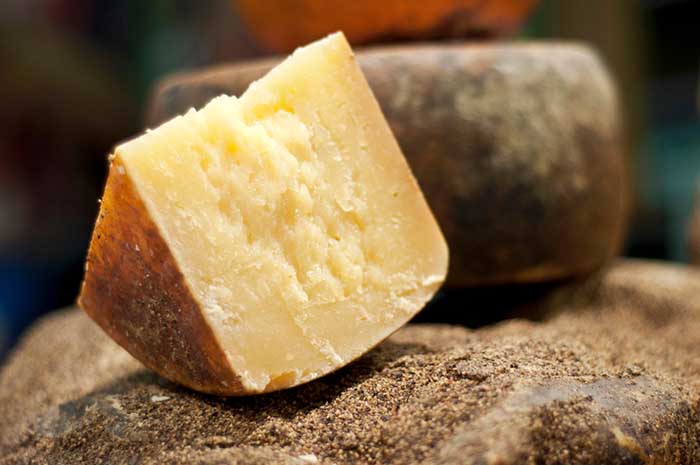 aged Pecorino Romano cheese