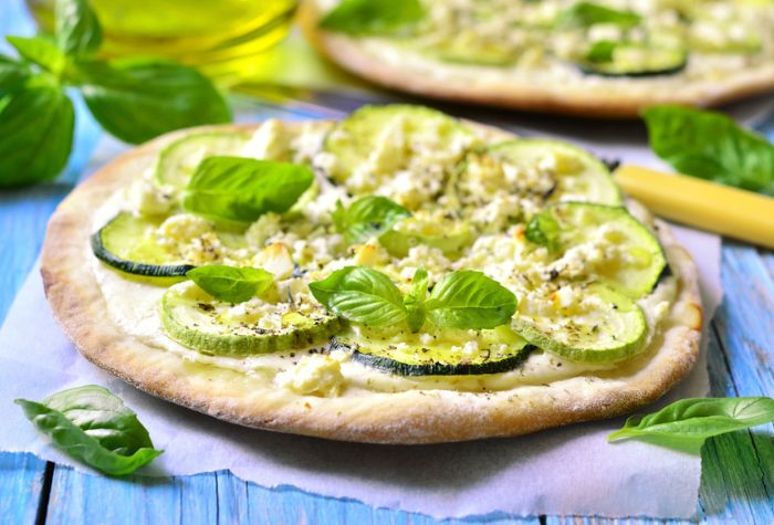 fresh zucchini tart