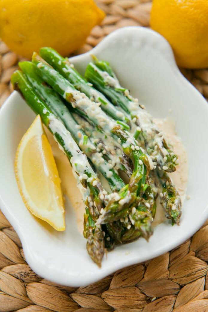 garlic butter asparagus