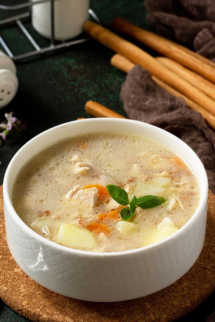 ground chicken potato soup