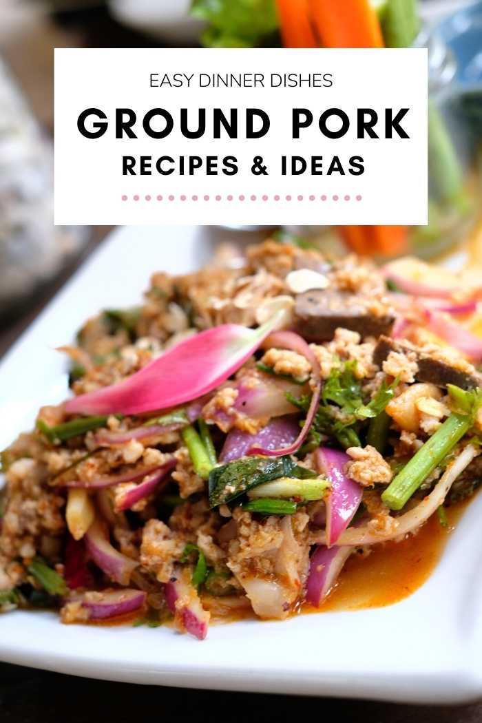 ground pork recipes