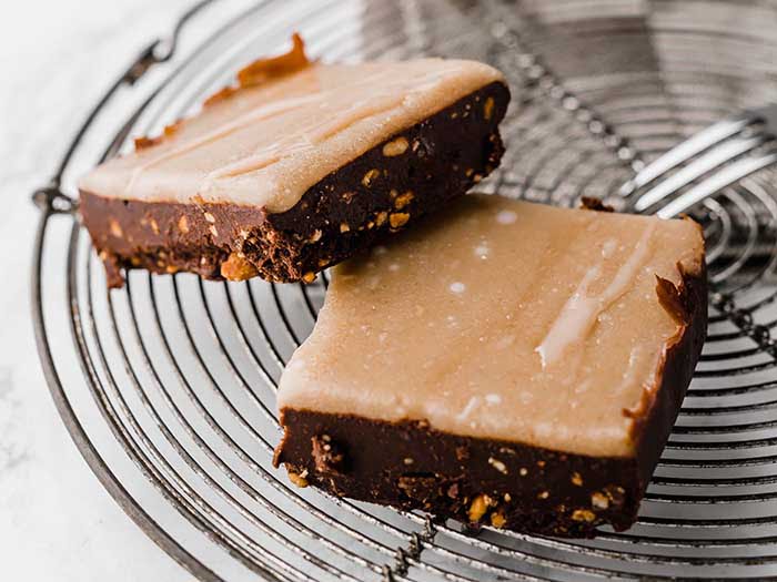 Chocolate Caramel Fudge [Easy Homemade Recipe]