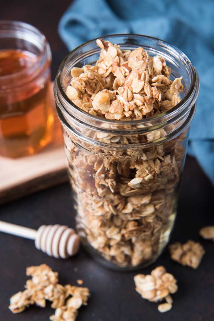 Almond Cinnamon and Honey Granola Recipe