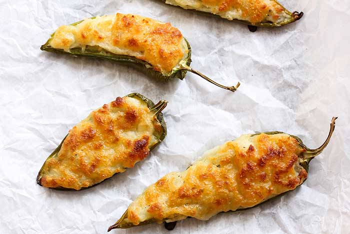 jalapeno poppers filled with cream cheese and bacon