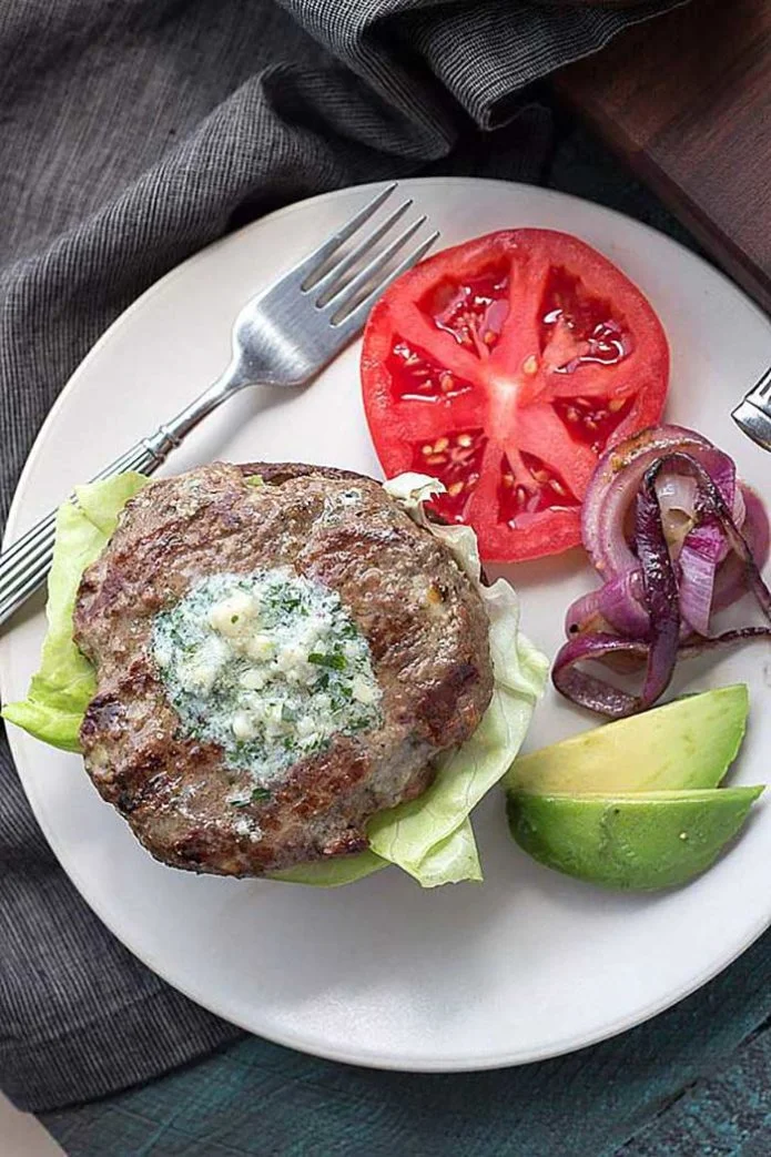 low carb blue cheese burger recipes