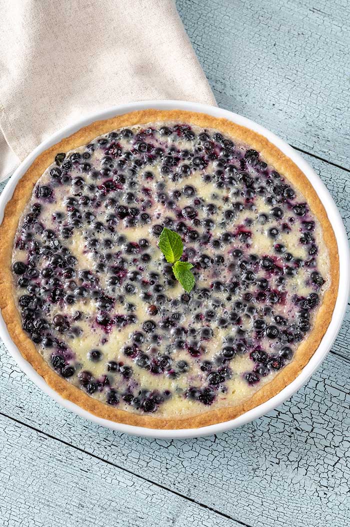 Finnish Blueberry Pie [Mustikkapiirakka]