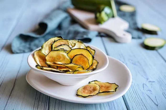 roasted zucchini chips