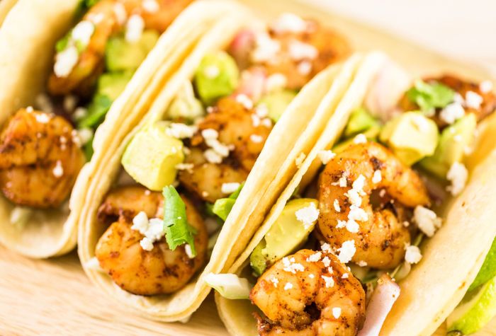 shrimp tacos