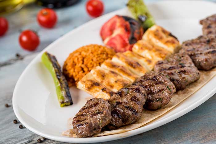 turkish traditional kofte spicy meatballs kebab