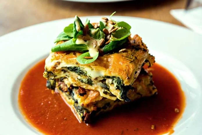 vegan spinach lasagna